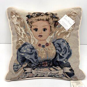 Madame Alexander Ultimate Angel Tapestry Throw Pillow 1999 - New with Tags